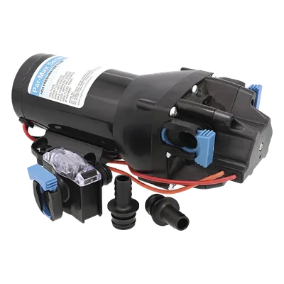 Bomba a Presión / 24 Vca / 15 lpm (4 gpm) / 40 psi / Autocebante 1,5 m (4.9 ft) / Manguera 1/2" (13 mm)