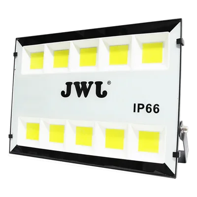 Reflector LED Ultradelgado / 200 W / 390 x 335 mm / 110-240 V CA / 6500 K / 120° / IP65 / 1.28 x 1.10 pies
