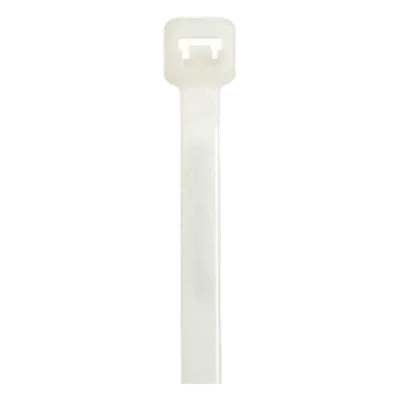 Cincho de Nylon / 250 mm (9.84 in) largo x 4.8 mm ancho / Plenum / Rango -40°C a 85°C / Tensión 178 N / UL 62275 / Paquete 100 pz