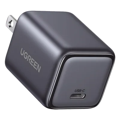 Cargador de Pared / 30W / 1 Puerto USB-C / PD3.0 / QC3.0 / PPS / GaN II / Compacto