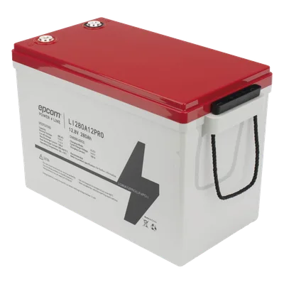 Batería de Litio de Ciclo Profundo / 12.8 Vcc 280 Ah (3.58 kWh) / LiFePO4 / 6000 Ciclos / Descarga 140 A / Carga Rápida 100 A / BMS con Corte a 11.2 V