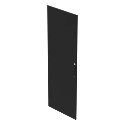 Puerta Sólida para Rack Servidor / 2000x700 mm (78.7x27.6 in) / Acero Negro RAL 9005 / cUL Listed / EIA RS-310-D
