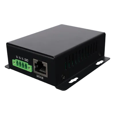 Inyector PoE Industrial / 24V Pasivo Gigabit / Entrada 9-32 Vcc / -20 a 70 °C / 24W / Compacto