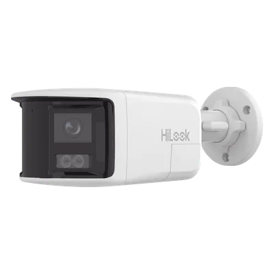 Cámara Bala IP / 6 Megapixel / Panorámica 180° / Dual Light 30 m (98.4 ft) / Audio Bidireccional / IP67 / PoE