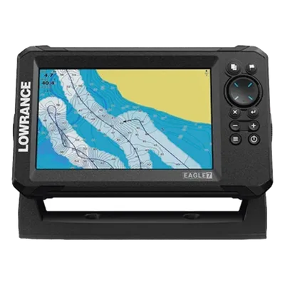 Ecosonda / Pantalla IPS 7 pulgadas / CHIRP + DownScan / 50-200 y 455-800 kHz / 0.67 kg / 8.9 x 5.5 x 3.3 pulgadas