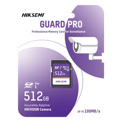 Tarjeta SD / 512 GB / 100 MB/s Lectura / 90 MB/s Escritura / Clase 10 U3 V30 / 3D TLC NAND / −25°C a 85°C (−13°F a 185°F)