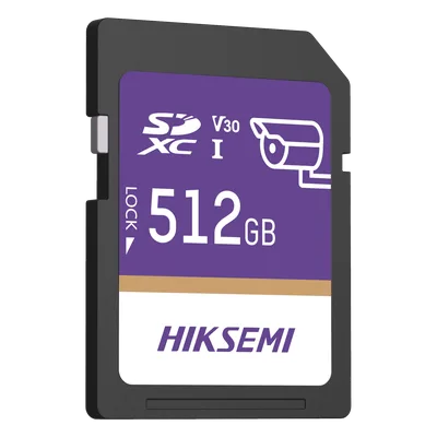 Tarjeta SD / 512 GB / 100 MB/s Lectura / 90 MB/s Escritura / Clase 10 U3 V30 / 3D TLC NAND / −25°C a 85°C (−13°F a 185°F)