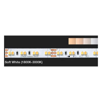 Cinta LED Ajustable / Blanco Cálido 1800K-3000K / 5 m (16.4 ft) / 24 V / 200 lm/pie / IP20 / CRI 90+