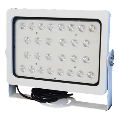 Lámpara LED Estroboscópica / 28 LEDs Alta Eficiencia / 250 lx / Alcance 16 a 25 m (52.5 a 82 ft) / Ángulo 10° / 1 Carril / IP66