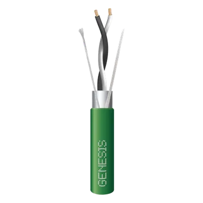 Cable de Datos EIA-485 / 2x22 AWG / Blindado Trenzado / Plenum / Bobina 305 m (1000 ft) / Verde