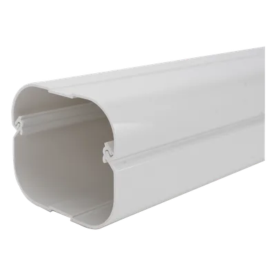 Kit de Canaletas para Aire Acondicionado / 11 Piezas / PVC Rígido / Interior y Exterior / 1 m (3.28 ft) de Longitud / -20°C a 75°C