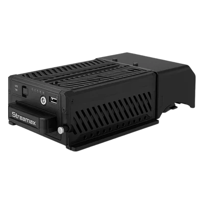 DVR Móvil / 8 Canales / 4 AHD 2 Megapixel + 4 IP / H.265 / HDD y SSD M.2 / 4G / WiFi / GPS / -40 a 70°C (-40 a 158°F)