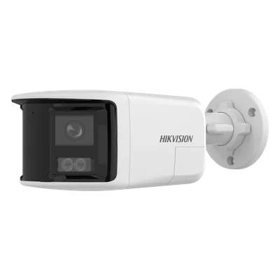 Cámara Bala IP / 6 Megapixel / Dual Light 30 m (98.4 ft) / Ángulo Panorámico 180° / Audio Bidireccional / IP67 / PoE 802.3af