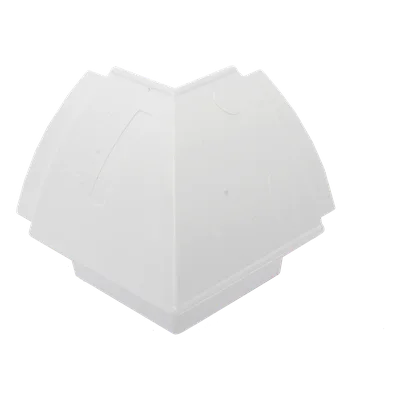 Kit de Canaleta 90° / División Integrada / PVC Rígido y ABS / Cinta Adhesiva Incluida / -20°C a +75°C / 3,344 mm²