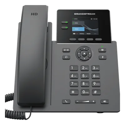 Teléfono IP / 2 Líneas / Pantalla LCD 2.4" / 8 Botones Virtuales / Audio HD / Conferencia 5 Vías / Seguridad Carrier-Grade
