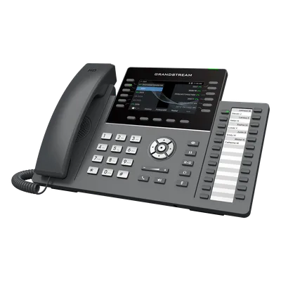 Teléfono IP / 12 Líneas / 24 Teclas Programables / Wi-Fi 6 / PoE / Pantalla LCD 4.3 Pulgadas / Bluetooth / Audio HD