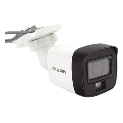 Kit TurboHD / 3K 5 Megapixel / DVR 4 Canales / 4 Cámaras Bala / Dual Light 30 m (98.4 ft) / IP67 / Micrófono Integrado / Cables 18.3 m (60 ft)