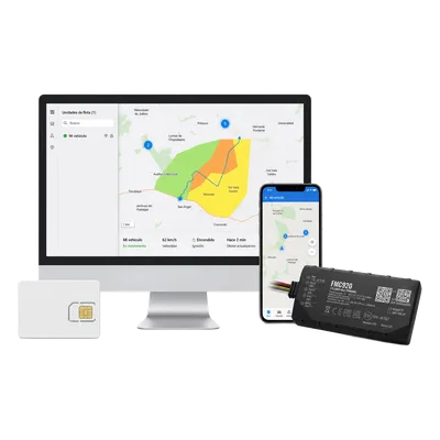 Kit Rastreador Vehicular 4G LTE CAT 1 / 2G / SIM 600MB Anual / Licencia GPS Anual