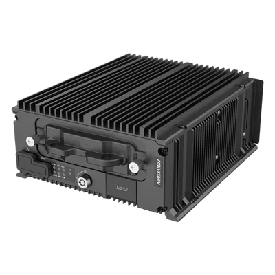 DVR Móvil Híbrido / 16 Canales 1080p / 8 IP + 8 TurboHD / GPS y GLONASS / ADAS / DSM / SSD 4TB + HDD 2TB / Sin Ventilador -25°C a 70°C (167°F)