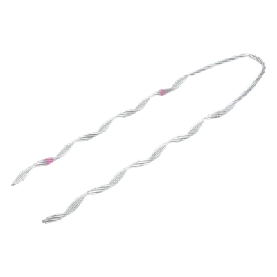Remate Preformado para Fibra Óptica / Acero Galvanizado / Diámetro 7.5 - 8 mm / 24 Hilos / Longitud 460 mm (18.1 ft) / Ambientes Costeros
