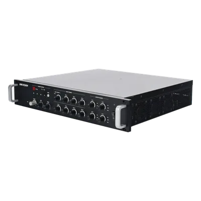 Amplificador de Red / 4 Zonas 250W / Salida 100V/70V / Bluetooth 5.0 / Entrada de Alarma / Síntesis de Voz TTS