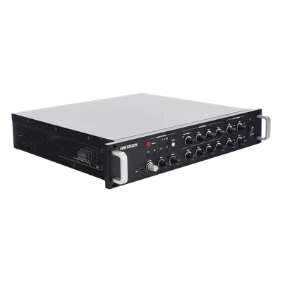 Amplificador de Red / 4 Zonas 250W / Salida 100V/70V / Bluetooth 5.0 / Entrada de Alarma / Síntesis de Voz TTS