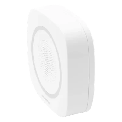 Sirena Inalámbrica Interior / 110 dB / Estrobo Azul / 433 MHz / AES-128 / 3 Tipos de Alarma