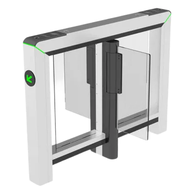 Torniquete central de doble carril / RFID-Fingerprint-QR / Anti-pinch y Anti-tailgating / Accesibilidad sillas de ruedas / Desbloqueo emergencia / Acero inoxidable SUS304