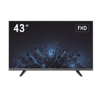 Monitor LED / 43 pulgadas Full HD 1920x1080 / Uso 24-7 / Contraste 4000:1 / HDMI VGA USB / VESA 200x200 / Bocinas 10W x2
