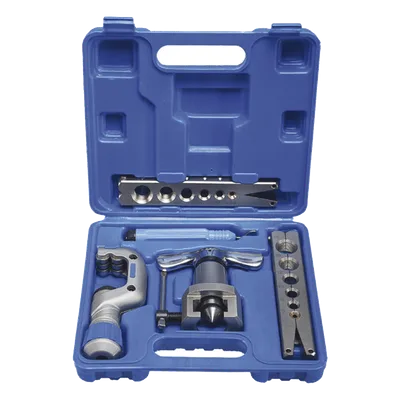 Kit profesional / Bomba de vacío 2 etapas / Manómetro / Kit abocardado / Rotomartillo / Broca / 5.5 CFM / 1/2 HP / 330x120x230 mm / 10.8x3.9x7.5 ft
