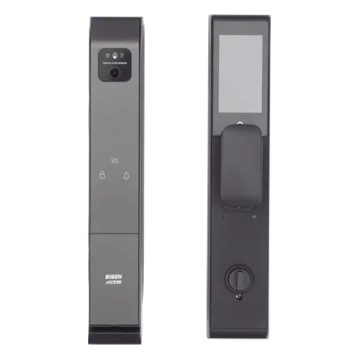 Cerradura Autónoma Inteligente / Autenticación Biométrica Dual de Rostro y Palma / Teclado PIN / Control por APP / Batería Recargable / IP65 / -25°C a 70°C