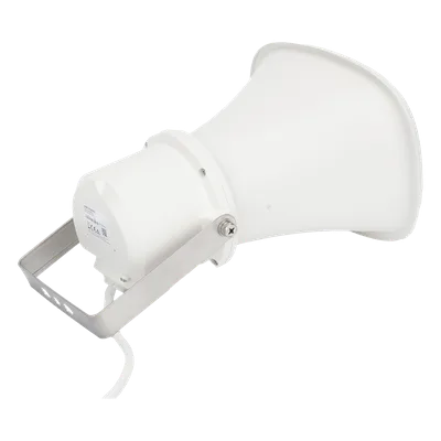 Bocina IP / 25 Watts / 124 dB / IP67 / Entrada de Alarma / SIP e ISUP / Sin Amplificador