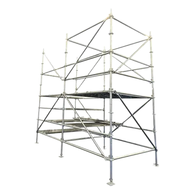Andamio / Sistema Modular de Estructura Metálica / Hasta 6 m (19.7 ft) de Altura / Conexión por Cuñas / Acero Q355B-Q235B-Q195B