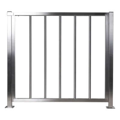 Puerta de Medio Cuerpo / Acero Inoxidable / 100 cm (3.3 ft) Ancho / 90 cm (2.9 ft) Alto / Control de Acceso