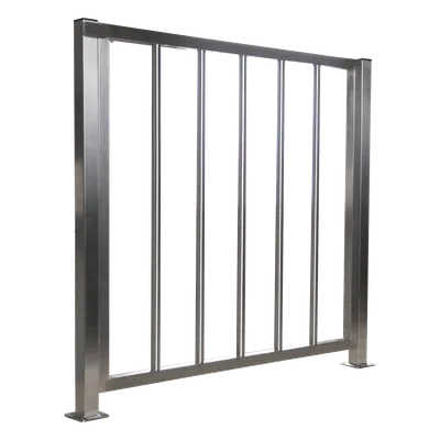 Puerta de Medio Cuerpo / Acero Inoxidable / 100 cm (3.3 ft) Ancho / 90 cm (2.9 ft) Alto / Control de Acceso