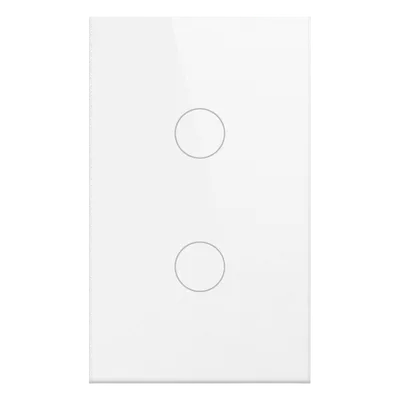 Interruptor Inteligente / 2 Circuitos / ZigBee / 100-250V / 800W por Canal / 120 mm (4.72 in)