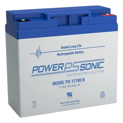 Batería de Respaldo AGM/VRLA / 12V / 18Ah / Vida Útil 5 Años / Terminales Tipo B / Libre de Mantenimiento / Certificación UL
