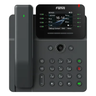 Teléfono IP / Handset Inalámbrico Bluetooth / 12 Líneas SIP / Pantalla IPS Táctil 2.8" HD / Conferencia 6 Vías / Puertos Gigabit / PoE 802.3af