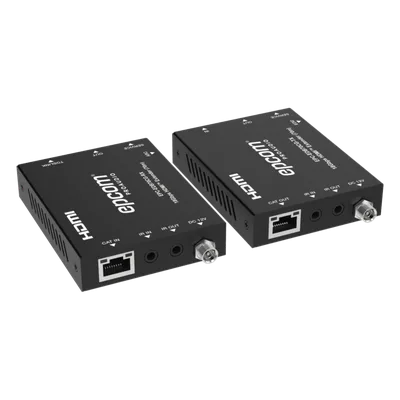 Extensor HDMI / 4K@60Hz 4:4:4 / HDR y Dolby Vision / Transmisión 70 m (229.7 ft) por CAT6/6a / PoC Bidireccional / ARC y Audio Óptico / EDID e IR