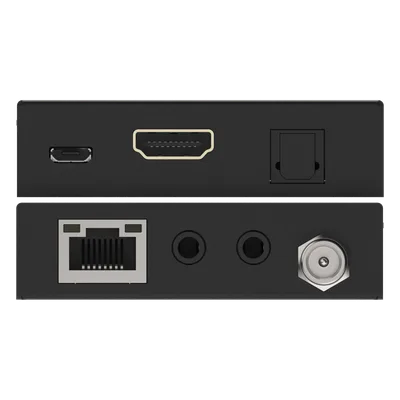 Extensor HDMI / 4K@60Hz 4:4:4 / HDR y Dolby Vision / Transmisión 70 m (229.7 ft) por CAT6/6a / PoC Bidireccional / ARC y Audio Óptico / EDID e IR