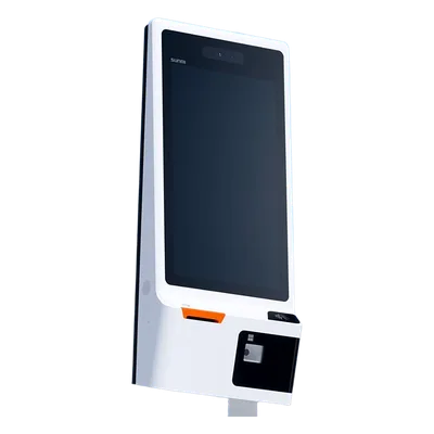Kiosco Inteligente Autoservicio / Pantalla 23.8" FHD Táctil / Procesador Octa-Core 2.7 GHz / 6 GB RAM + 128 GB ROM / Impresora Térmica 80 mm / NFC 3 en 1 / Wi-Fi 6E / Montaje Piso o Pared