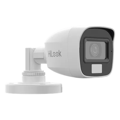Cámara Bala TURBOHD / 3K Megapixel / Dual Light 20 m (65.6 ft) / Lente 2.8 mm / 105° de Visión / IP66 / Audio por Coaxitron / Multitecnología