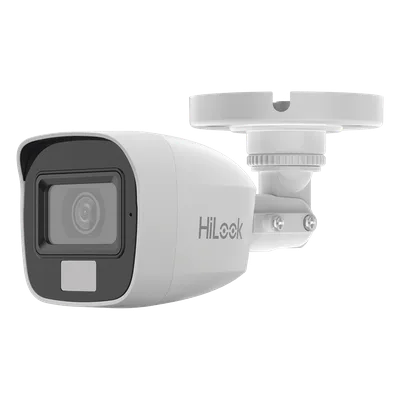 Cámara Bala TURBOHD / 3K Megapixel / Dual Light 20 m (65.6 ft) / Lente 2.8 mm / 105° de Visión / IP66 / Audio por Coaxitron / Multitecnología