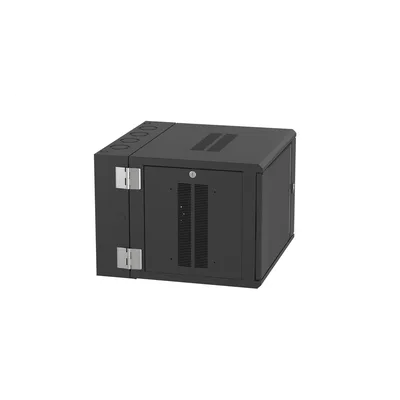 Gabinete de Montaje en Pared / 19in / 9 UR / 635mm (2.08ft) Profundidad / Ventana de Seguridad / Negro