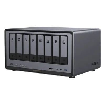 NAS Profesional / 8 Bahías SATA + 2 M.2 NVMe / Intel Core i5-1235U 10 Núcleos / 2 Puertos 10GbE / Thunderbolt 4 40 Gbps / HDMI 8K / DDR5 64 GB / PCIe 4.0 x4