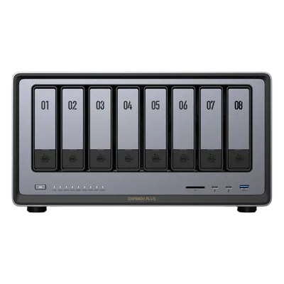 NAS Profesional / 8 Bahías SATA + 2 M.2 NVMe / Intel Core i5-1235U 10 Núcleos / 2 Puertos 10GbE / Thunderbolt 4 40 Gbps / HDMI 8K / DDR5 64 GB / PCIe 4.0 x4