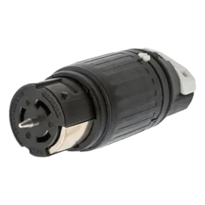 Conector Industrial de Bloqueo / 50A / 3-Fases Delta 250V CA / 3-Polos 4-Hilos / Hembra / Nylon Industrial