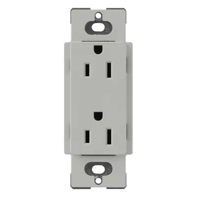 Receptáculo dúplex / 15 A / 125 V / Uso doméstico y comercial / Diseño compacto
