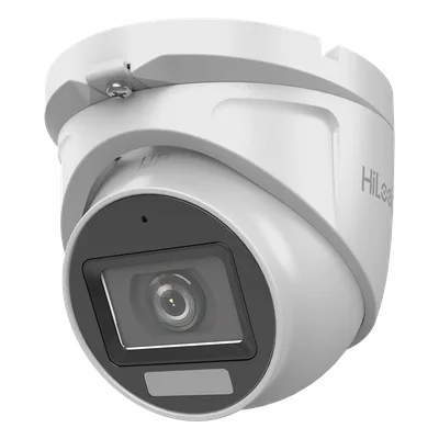 Cámara Turret TURBOHD / 2 Megapixel / Dual Light 30 m (98.4 ft) IR + 20 m (65.6 ft) Luz Blanca / Lente 2.8 mm 100° / IP66 / Audio por Coaxitron / 4 Tecnologías Seleccionables