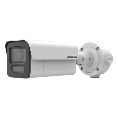 Cámara Bala IP / 4 Megapixel / Lente 4 mm / IR EXIR 80 m (262.5 ft) / Analíticos IA 80 m (262.5 ft) / Audio Bidireccional / IP67 / IK10 / WDR 120 dB